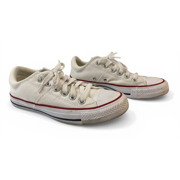 Converse Shoes - Converse All Star Chuck Taylor Low Rise Shoes White Sneakers Womens 7